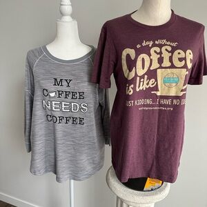 Bundle Canvas/Secret Treasures Gray Knit Fabric -2 Items one price